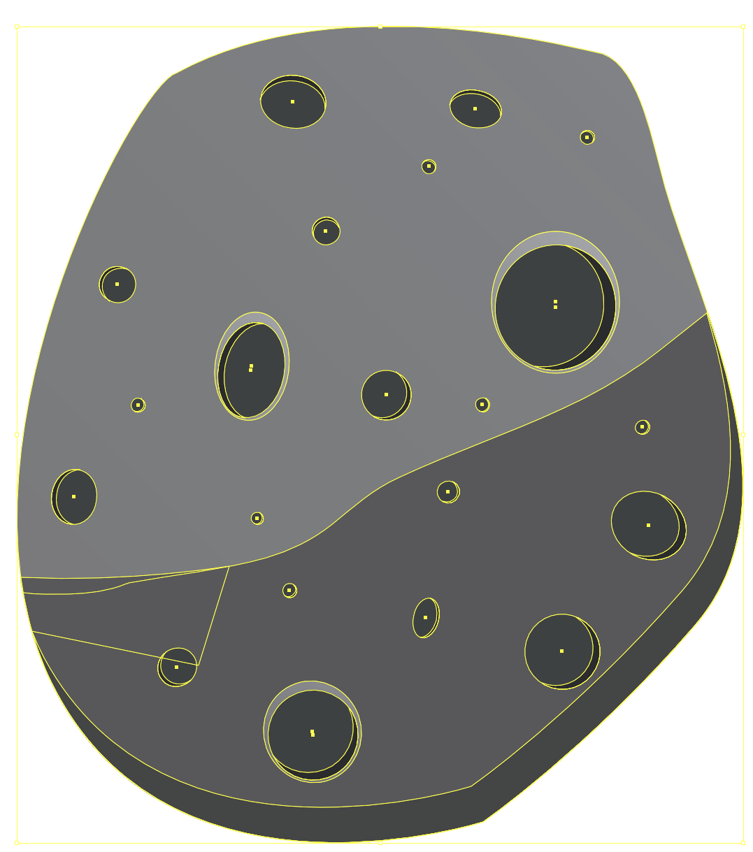 Een asteroïde van de poster