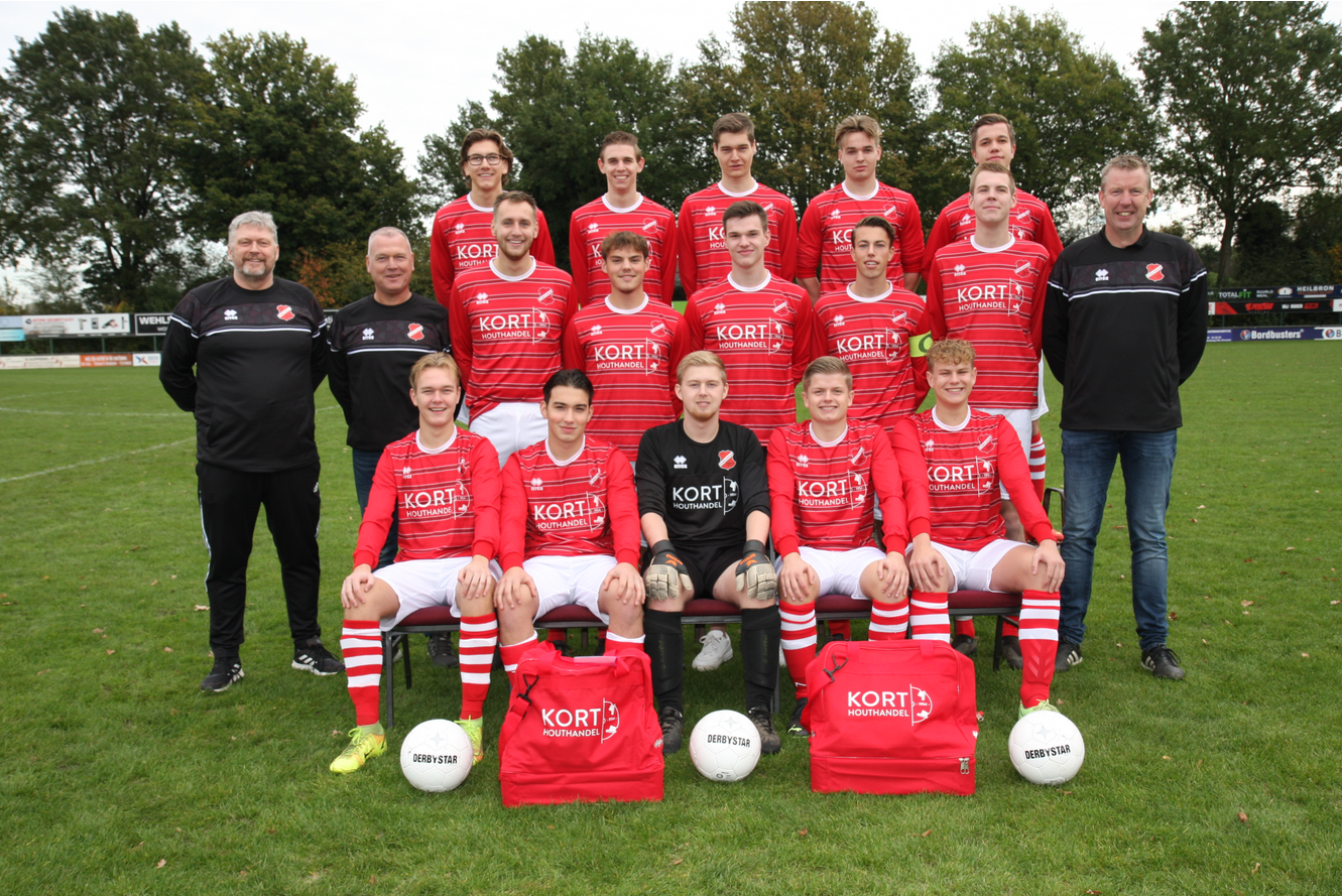 Teamfoto Concordia Wehl Zaterdag 5